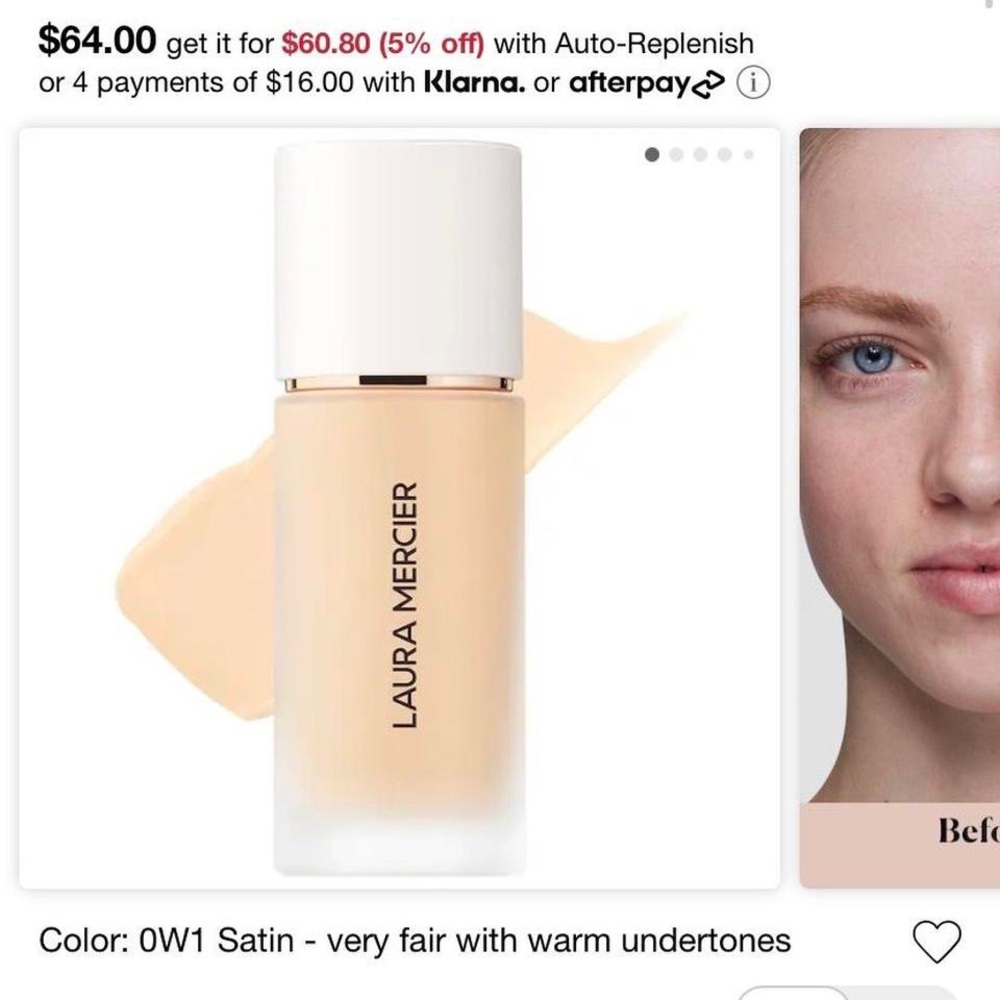 Laura Mercier Foundation - 0W1 Satin